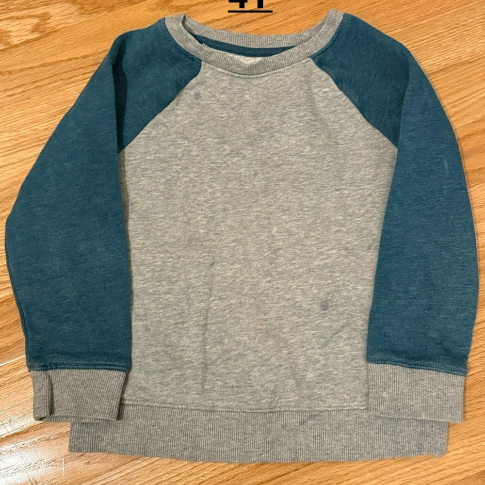 Cat & Jack Blue and Gray Kids Sweatshirt
